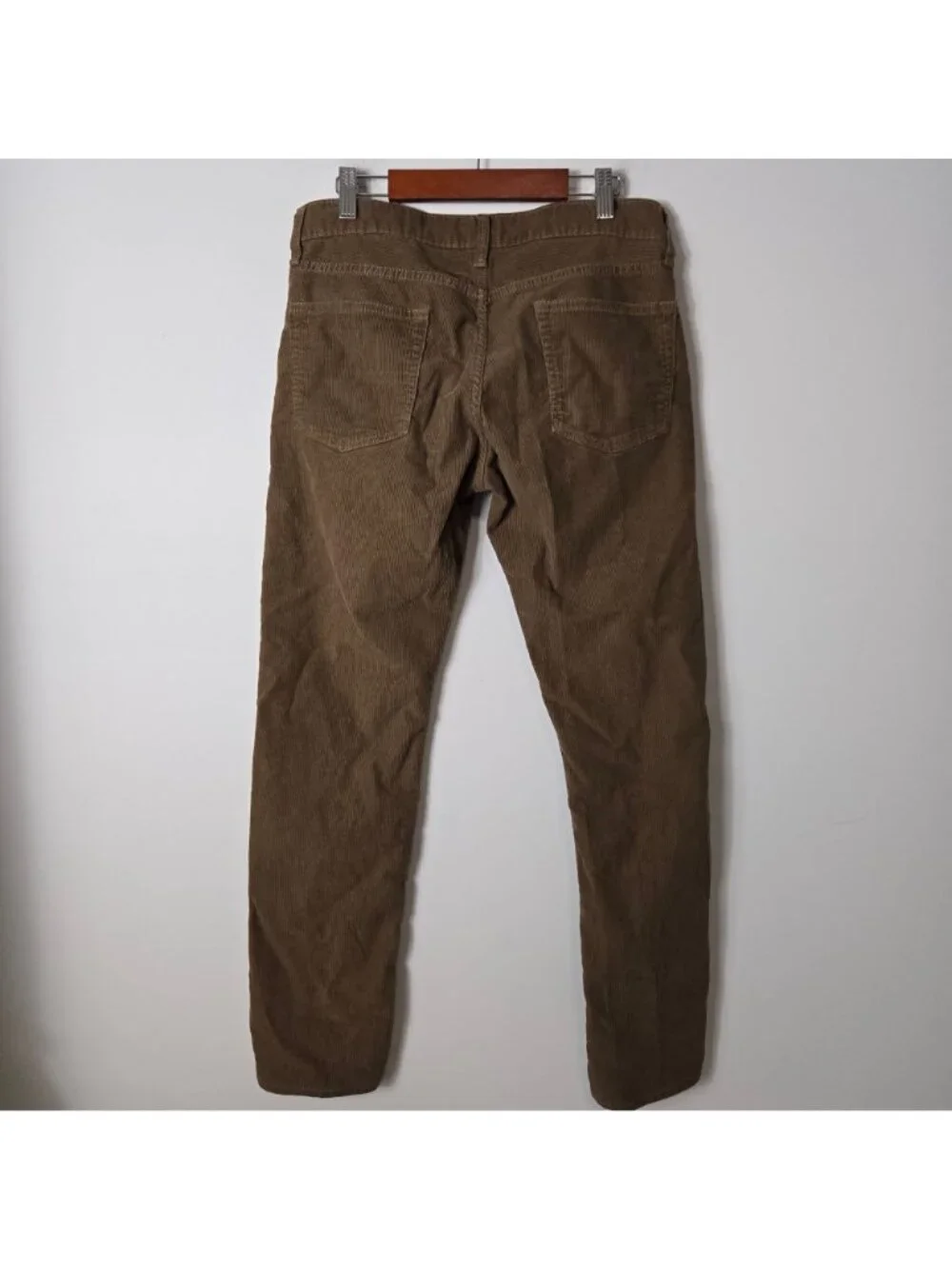 J. Crew 484 Corduroy Men's Size 29 x 30 Slim Straight Pants Oak Tan